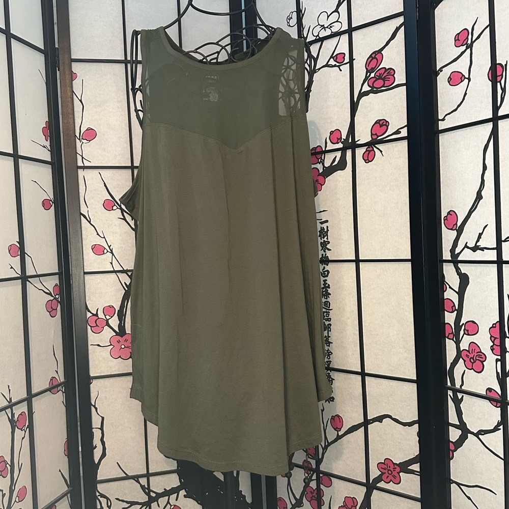 Torrid Olive Green Tank Top